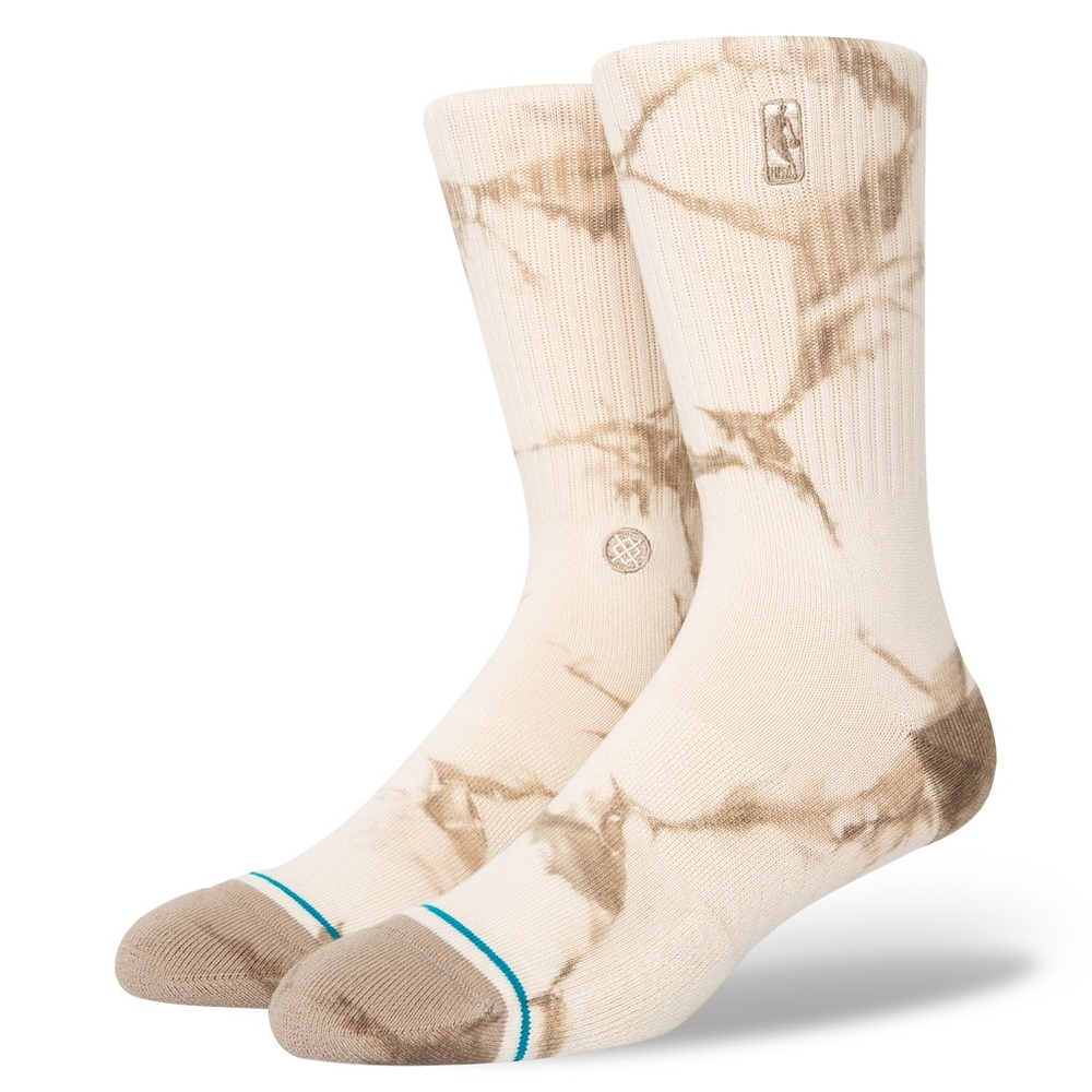 Stance NBA Logoman Dye Crew Socks Combed Cotton Blend NWT‎